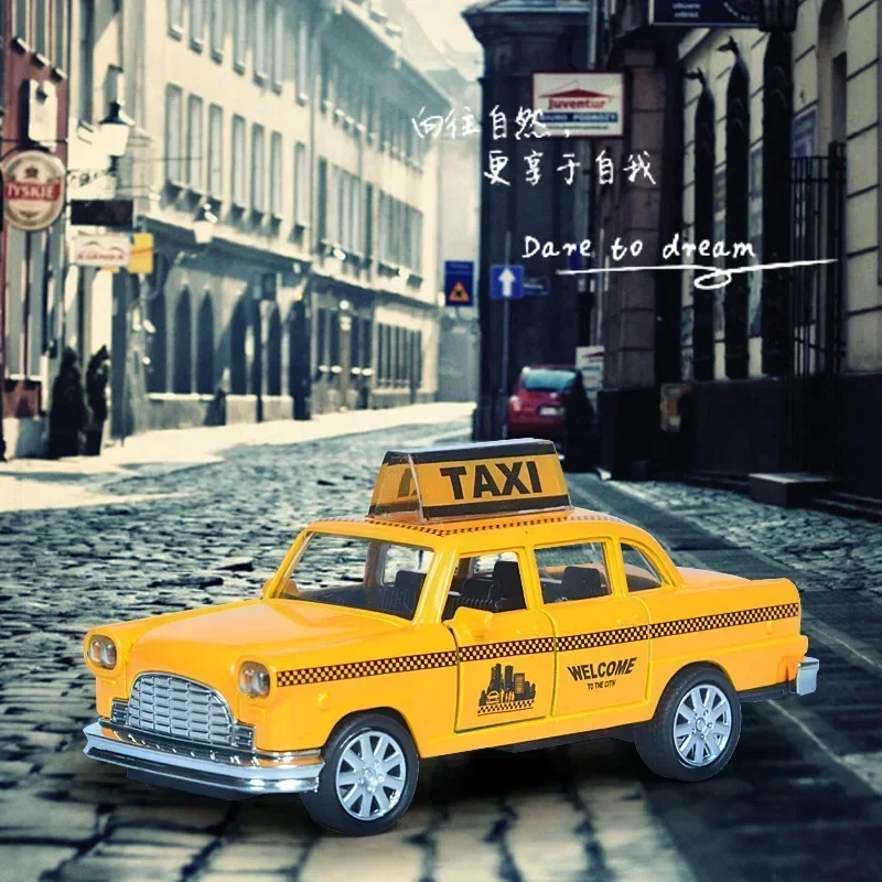 Kids Toys Nyc - 1:32 Vintage NYC Żółte Taksówka z