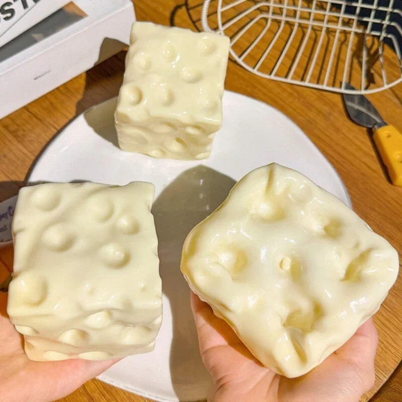 Kids' Toys - Taba Squishy Cheese Cube – antystresowa