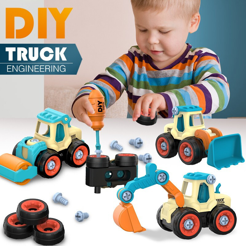 Kids Toys 2 Year Old - Nakrętka Demontaż Załadunek Rozładunek Ciężarówka inżynieryjna