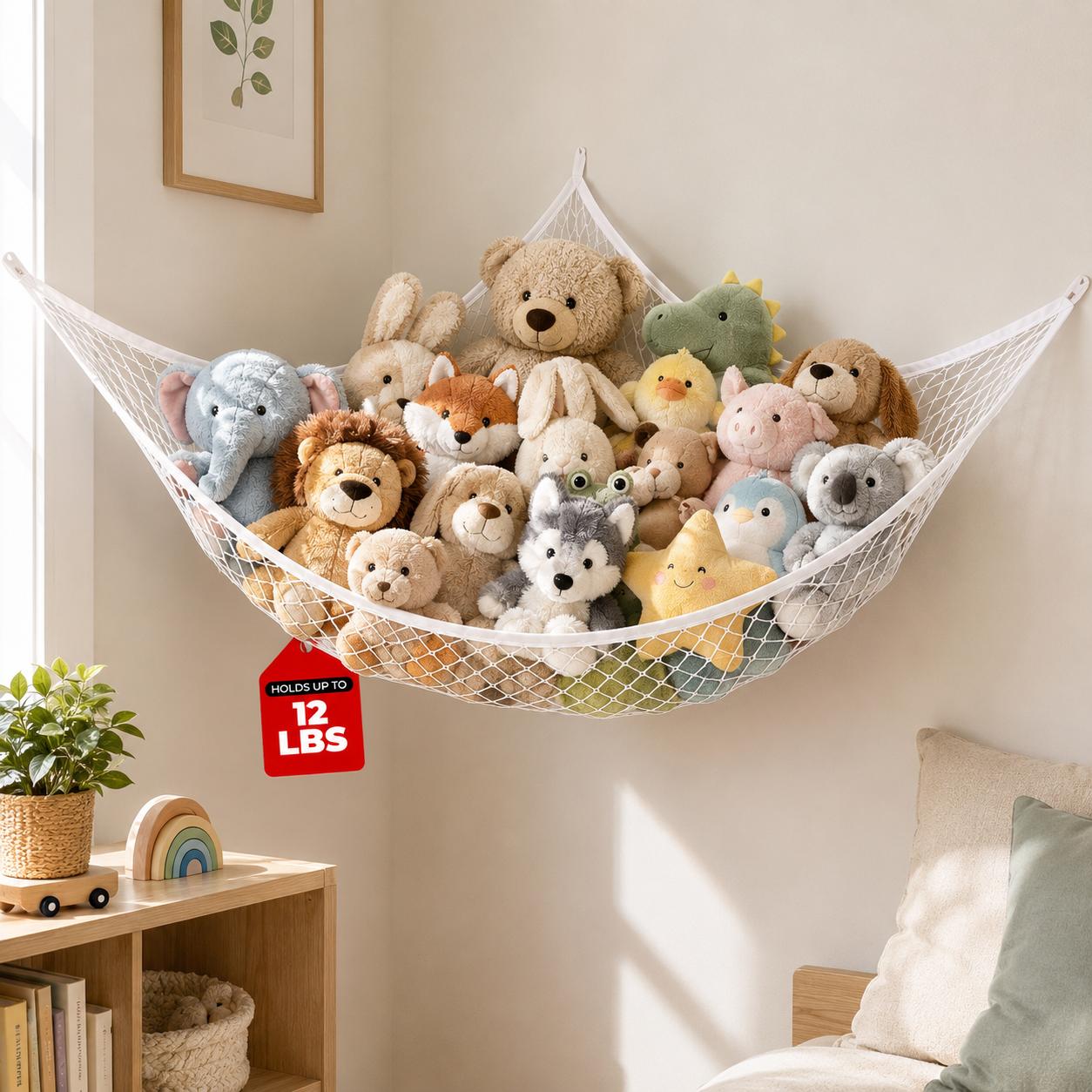 Kids' Toys - Hamak na zabawki z siatki, wiszący