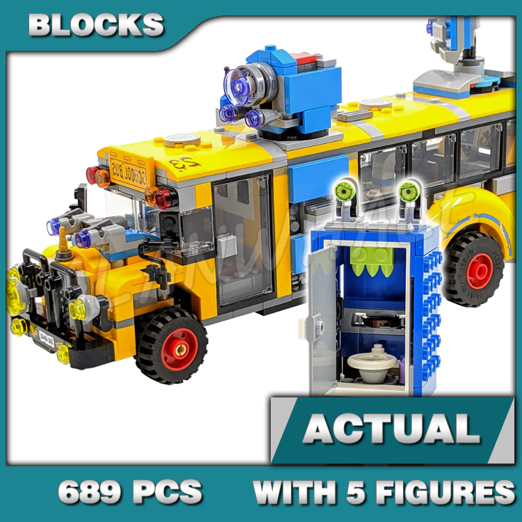 Kids Toys Christmas 2025 - 689 elementów Ukryty Bok Paranormalny Autobus