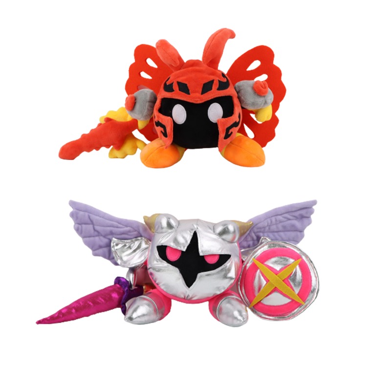 Kids Toys Latest - Pluszowa lalka Kirby Anime, uroczy rycerz,