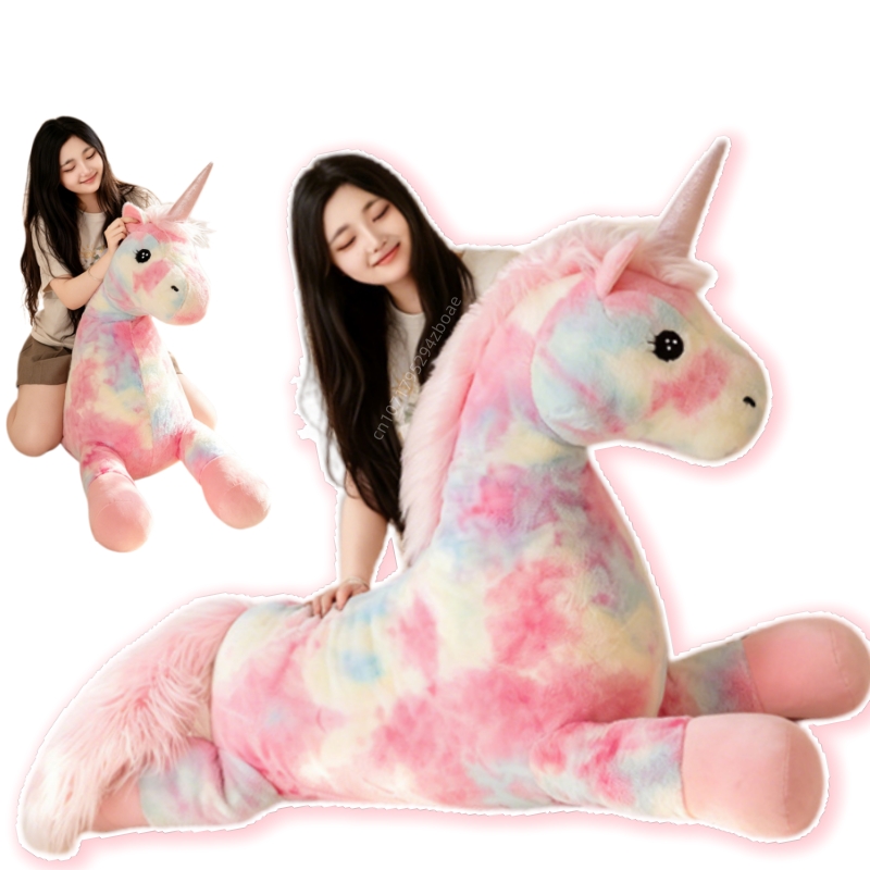 Unicorn Stuffed Toy - 70cm Urocza Piękna Tęczowa Pluszowa Lalka