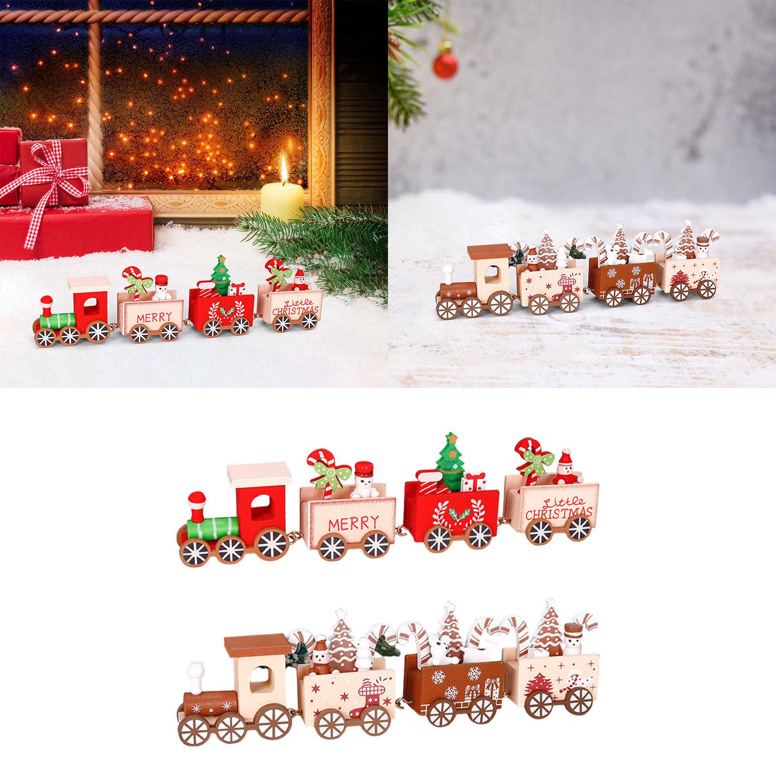 Drewniany Pociąg Ozdoba Świąte – Top Kids Xmas Toys recenzja i cena