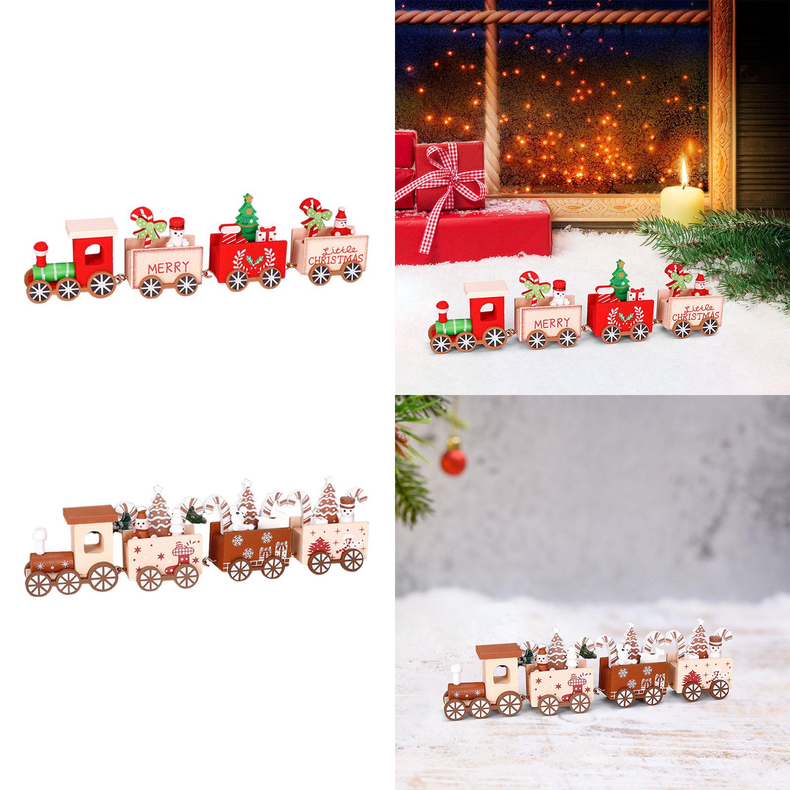 Drewniany Pociąg Ozdoba Świąte – Top Kids Xmas Toys recenzja i cena