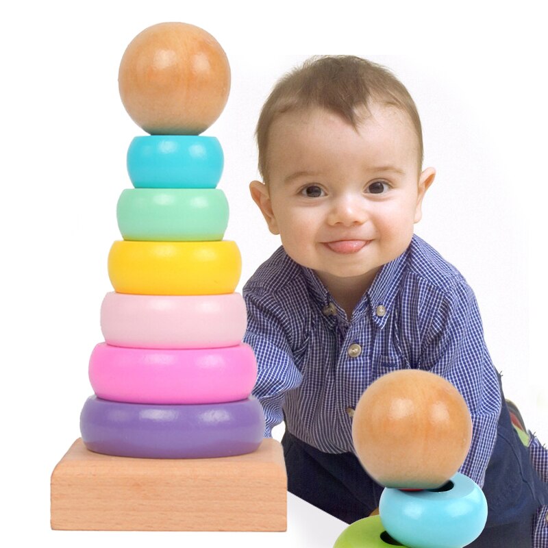 Dzieci tęczowa wieża okucie dr – Kids Toys 2 Year Old recenzja i cena