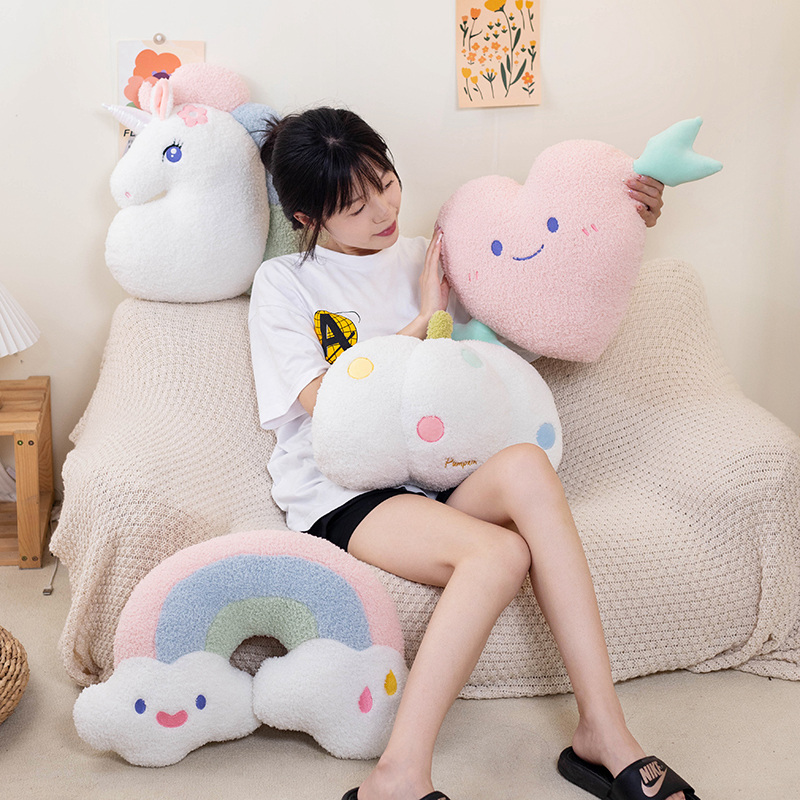 Miękki pluszowy tęczowy uśmiec – Unicorn Stuffed Toy recenzja i cena