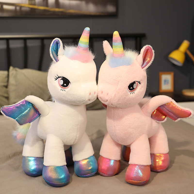 Tęczowy Pegaz Jednorożec Plusz – Unicorn Stuffed Toy recenzja i cena