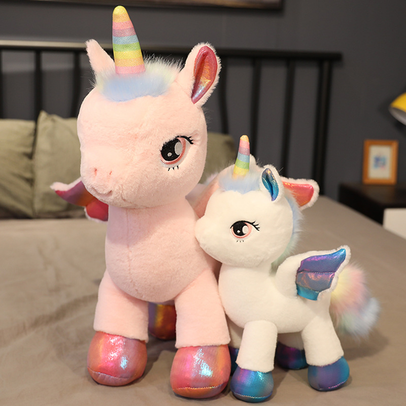 Tęczowy Pegaz Jednorożec Plusz – Unicorn Stuffed Toy recenzja i cena