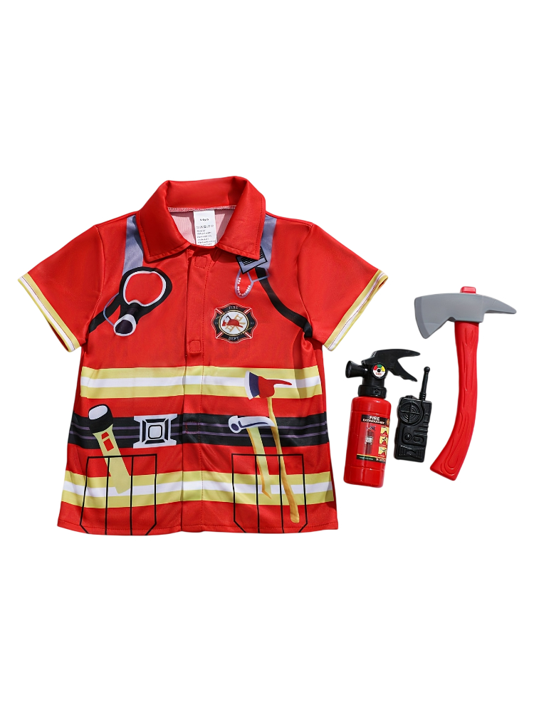 Koszulka w stylu strażaka dla  – Kids Toys Supplier recenzja i cena