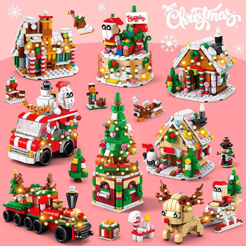 Zestaw klocków DIY 6w1 Świątec – Kids Xmas Toys Ideas recenzja i cena