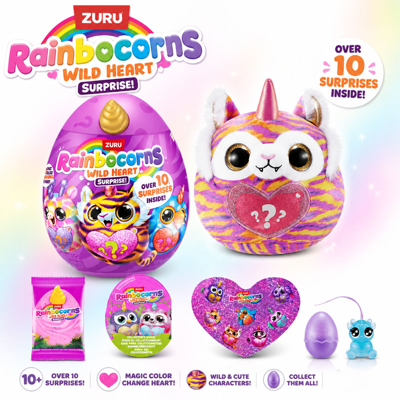 ZURU Rainocorns Wild Heart Sur – Unicorn Stuffed Toy recenzja i cena
