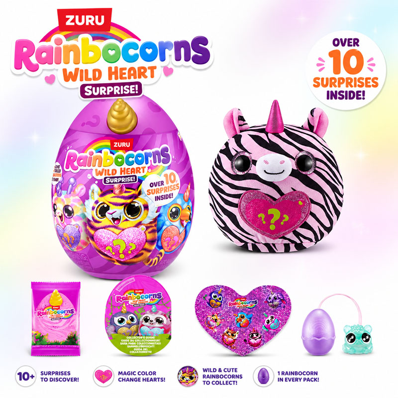 ZURU Rainocorns Wild Heart Sur – Unicorn Stuffed Toy recenzja i cena