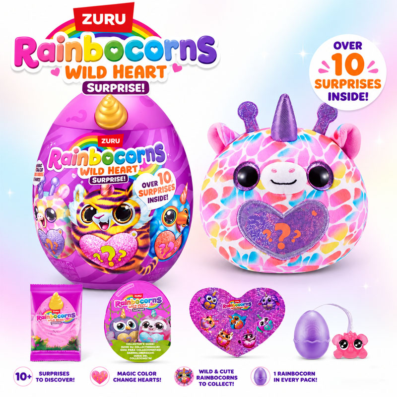 ZURU Rainocorns Wild Heart Sur – Unicorn Stuffed Toy recenzja i cena